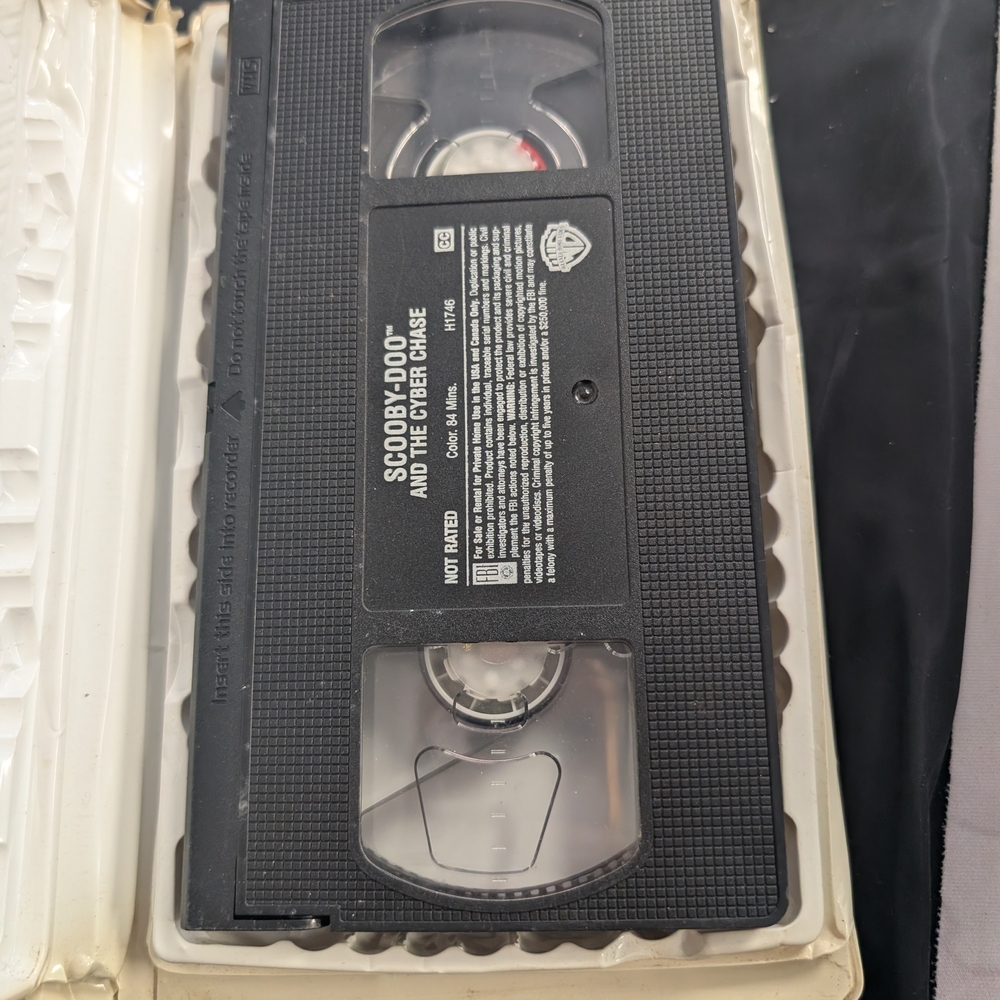 Classic Scooby-Doo VHS Tape - Black